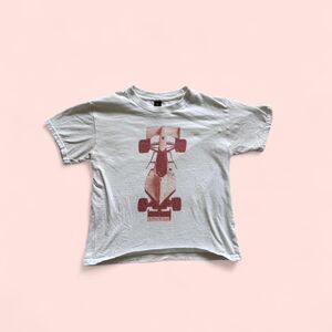 Unbranded Women's White and Cream T-shirt
